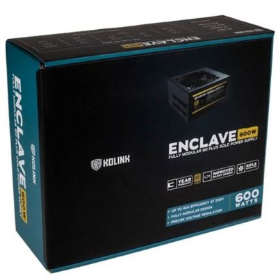 KOLINK ENCLAVE 600W FULLY MODULAR