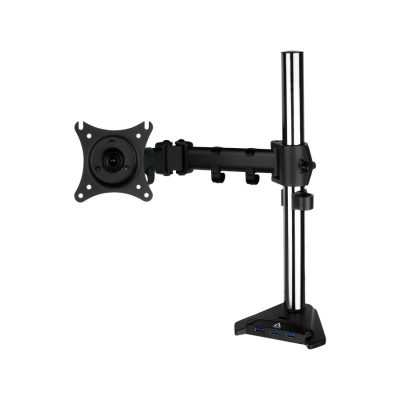 Arctic Z1 Pro Gen 3 (Matt Black Powder Coating) - Desk Mount Monitor Arm With SuperSpeed USB Hub