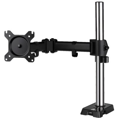 Arctic Z1 Gen 3 (Matt Black Coating) - Desk Mount Monitor Arm With USB Hub
