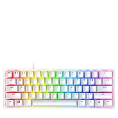 RAZER HUNTSMAN MINI MERCURY EDITION (Purple Switch light and Clicky) KEYBOARD