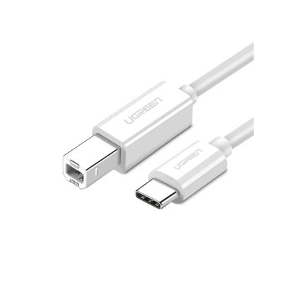 UGREEN USB-C TO USB 2.0 PRINT CABLE 1M (WHITE)