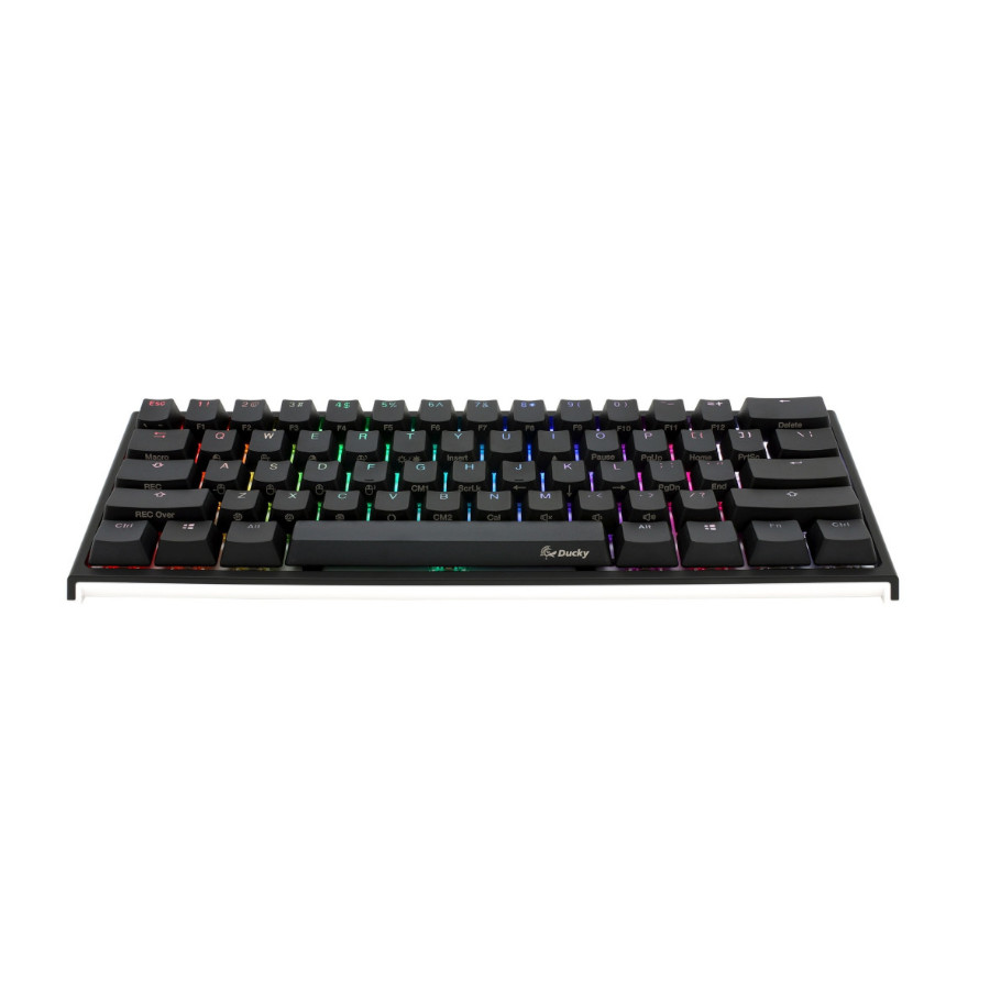 DUCKY One Mecha MINI RGB Chery MX Silent Red SW -Black Keyboard Arabic/English Keys