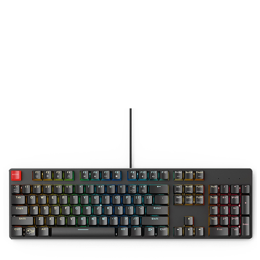 GLORIOUS GMMK FULL Modular Brown Switch Mechanical Black Keyboard