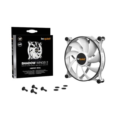 be quiet! SHADOW WINGS 2 140mm 900 RPM PWM White BL091