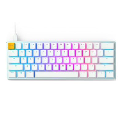 GLORIOUS GMMK - Compact (Pre-Built) White Brown Switch