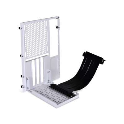 LIAN LI O11D-MINI PCIe 3.0 White O11DMINI-1 VERTICAL GPU BRACKET KIT- White