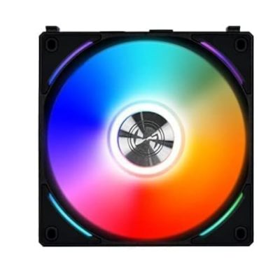 Lian Li UNI Fan AL AL120 RGB Daisy Chain ARGB 120mm Black 3 Pack