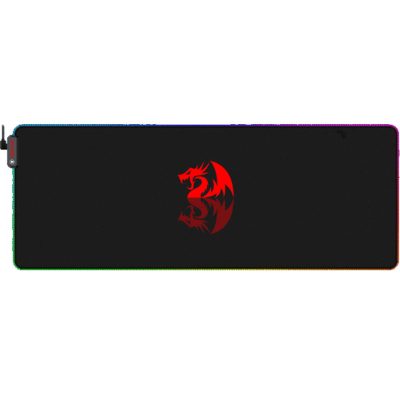 Redragon RGB Mousepad Neptune P027 Soft Cloth Stiched Edges, XL (800×300)
