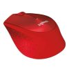 Logitech M330 Silent Plus Mouse Red