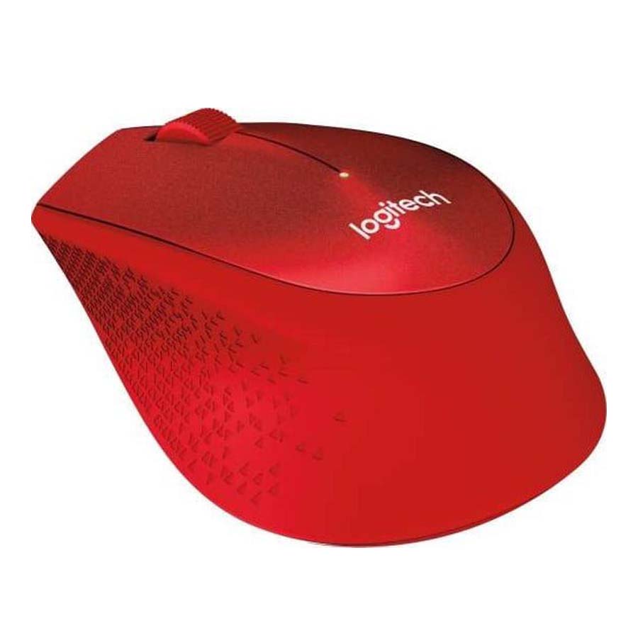 Logitech M330 Silent Plus Mouse Red