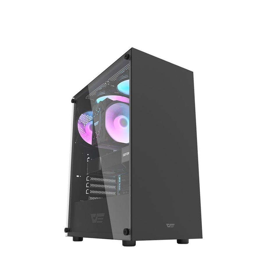 Darkflash DK100 Case with 300w Power Supply - Black