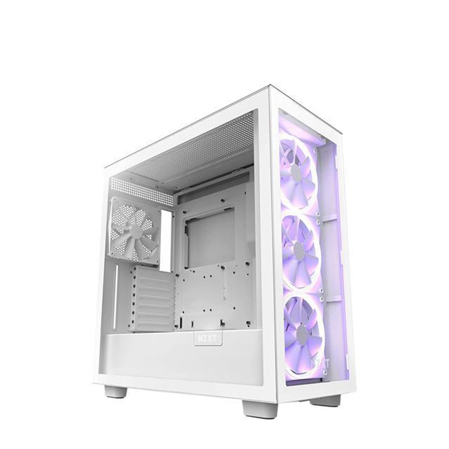 NZXT H7 Elite Premium Mid-Tower Case WHITE