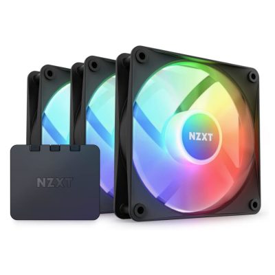 NZXT F120 RGB 120mm RGB Fan Black 3in1