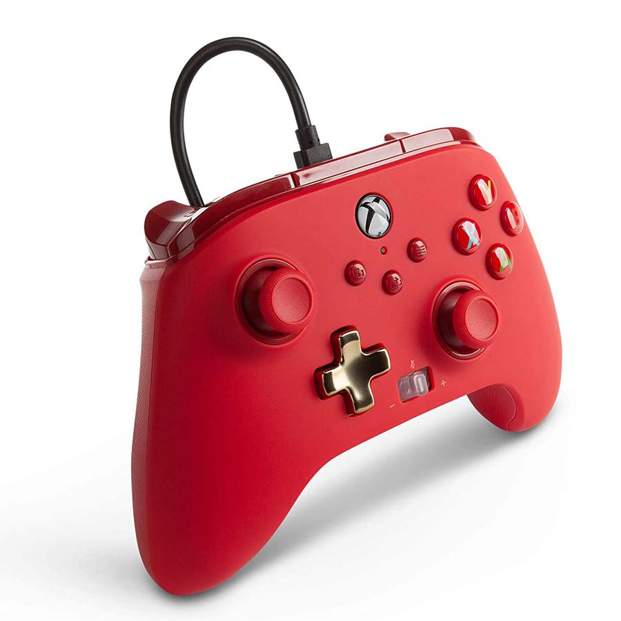PowerA Bold Red Enhanced Wired Controller For XBOX