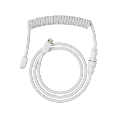 Glorious COILED CABLE GHOST WHITE, USB-C - 1.37M - White