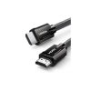 UGREEN HDMI M/M ROUND CABLE ZINC ALLOY SHELL BRAIDED 3M GRAY 80602