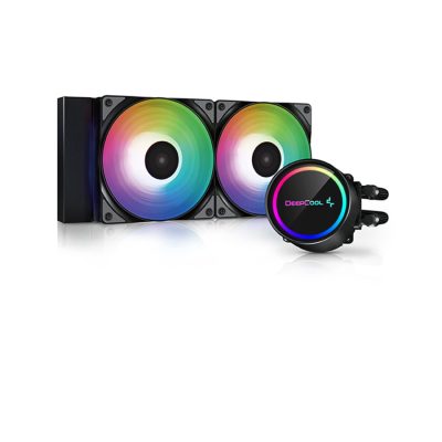 DEEPCOOL AIO Liquid Cooler GAMMAXX L240 A-RGB 240mm ,ARGB Lighting - Black