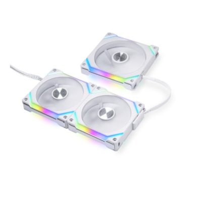 LIAN LI UNI FAN SL120 V2 RGB WHITE FAN 3 Pack