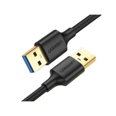 UGREEN USB-A 3.0 MALE TO MALE CABLE 2M BLACK 10371