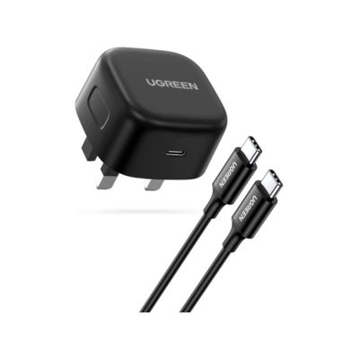 UGREEN 25W PD FAST CHARGER WITH TYPE C TO TYPE C CABLE 50577