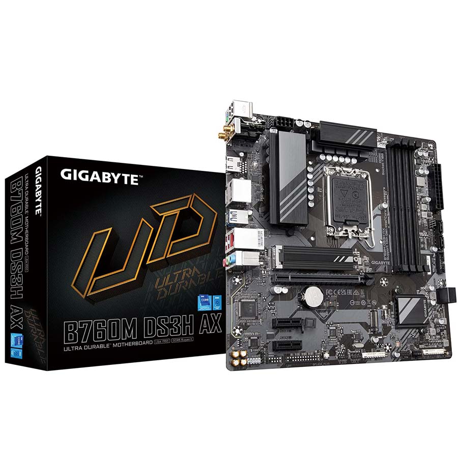 GIGABYTE B760M DS3H DDR4 AX WIFI Motherboard