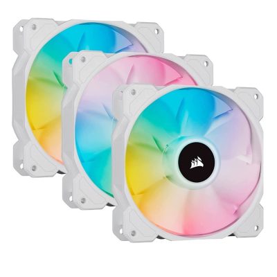 Corsair SP120 ELITE RGB WHITE 3IN1