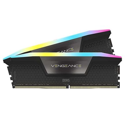 CORSAIR VENGEANCE RGB DDR5 6400MHZ 32GB 2x16GB BLACK