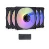 DarkFlash INF8 ARGB Fans 5 in 1 black