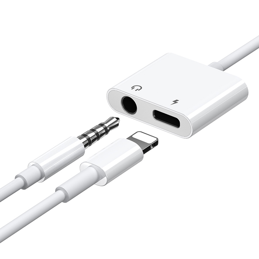 Joyroom S-Y104 Ben Series 3.5mm adapter-White