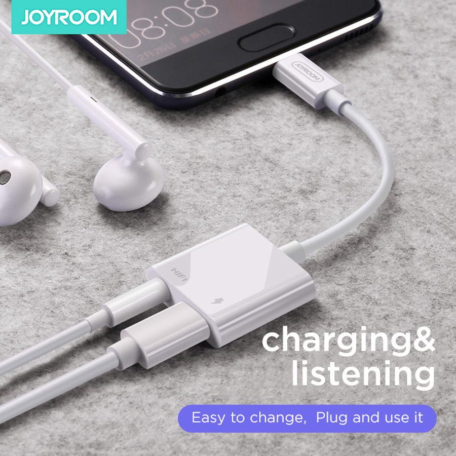 Joyroom SH-C1 Type-c to HIFI+PD Audio Converter (Digital) White(2019)