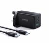 Joyroom GaN Ultra TCG01 65W 2C1A 100W C to C Cable 1.2m-Black (UK)