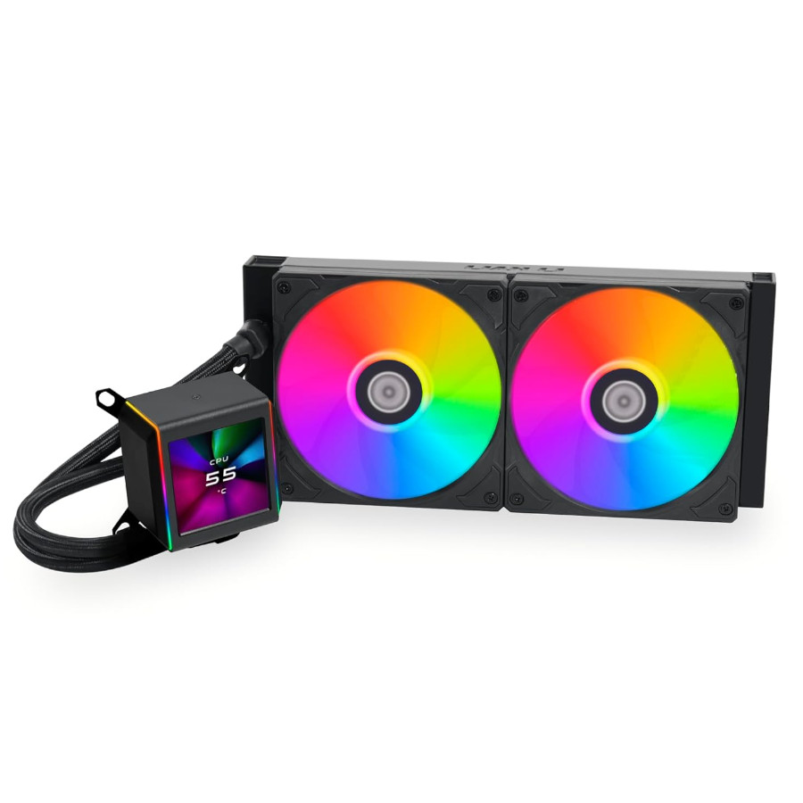 Lian Li Galahad II Lcd Argb 280mm Cpu Liquid Cooler Black GAII-LCD280-Black