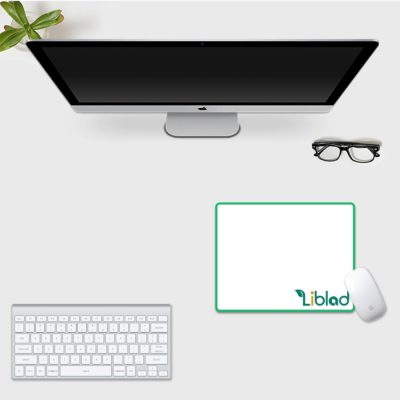 LibLad Mouse Pad White XL 450x350mm - 3mm thick
