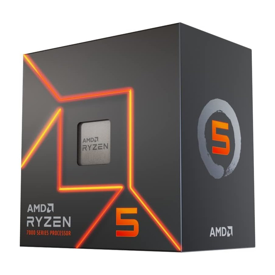 AMD CPU Desktop Ryzen 5 6C/12T 7600 box, with Radeon Graphics and Wraith Stealth Cooler