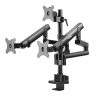 Liblad HF3 Slim Triple Monitor ARM With USB hub - L-MA-3F01-X