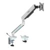 Liblad HF1 PRO RGB Single Monitor ARM with USB hub - White - L-MA-1F01-W-RGB