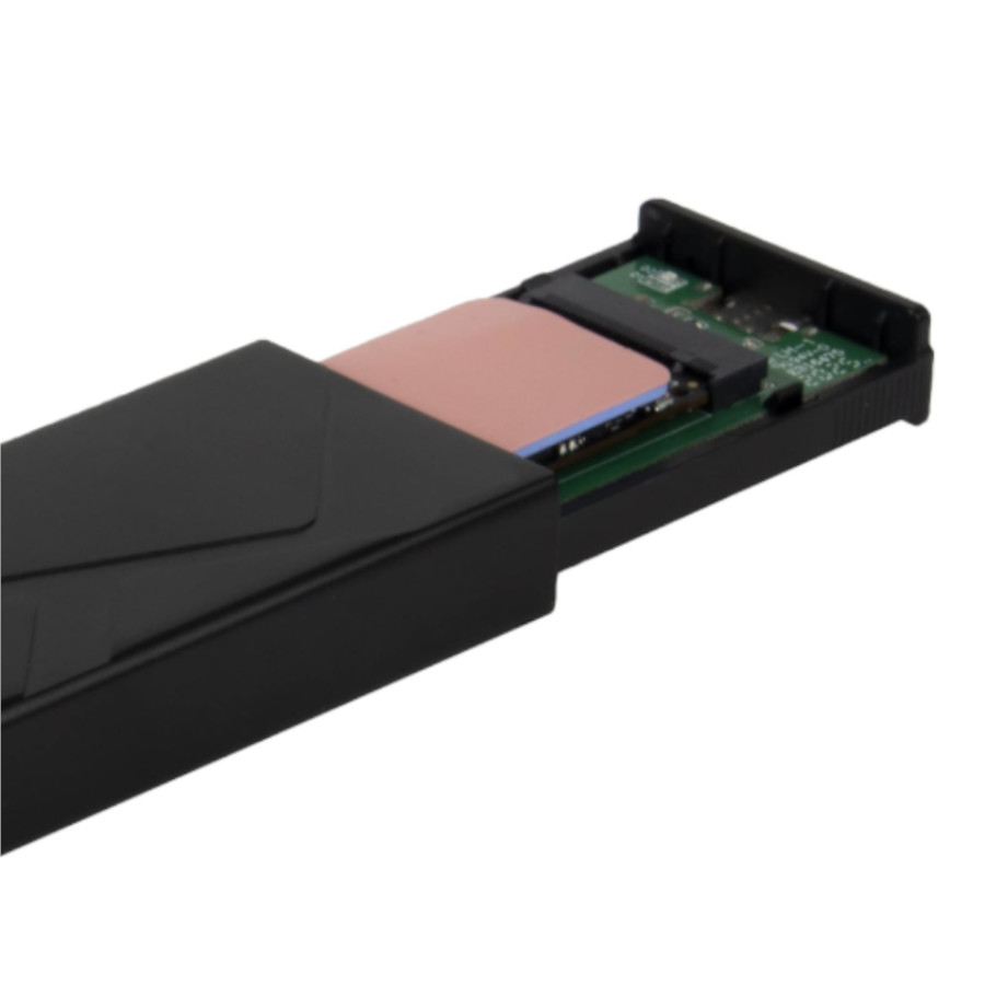 SilverStone Technology Raven RVS03 10Gbps SuperSpeed USB-C 3.2 Gen2 to NVMe/SATA M.2 SSD Enclosure, SST-RVS03