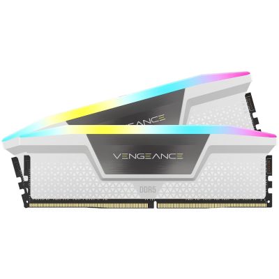 CORSAIR VENGEANCE RGB DDR5 6400MHZ 32GB White