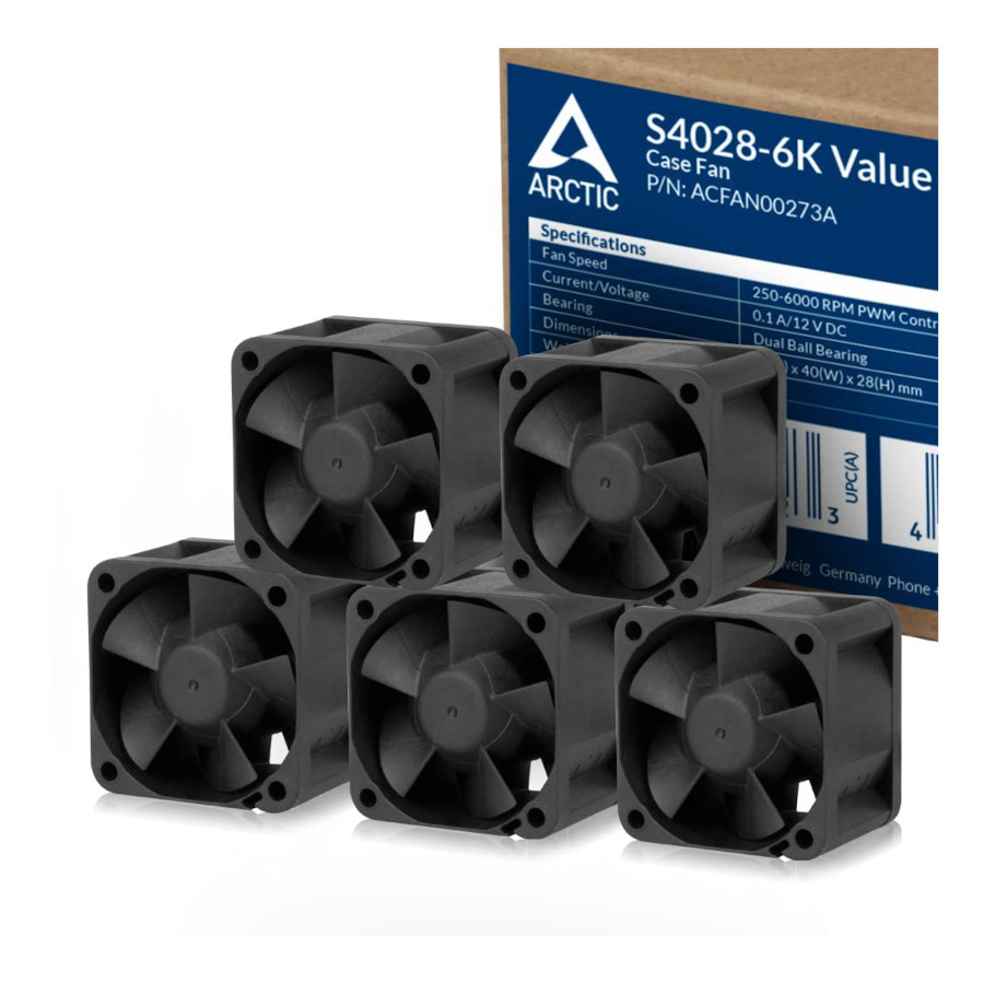Arctic S4028-6K Server Fans 5 Pack ACFAN00273A