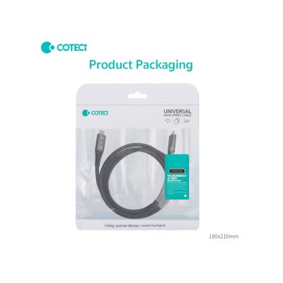 COTECi Thunderbolt 4 Pro Cable 8K/100w/40GB 1.2m - 87201