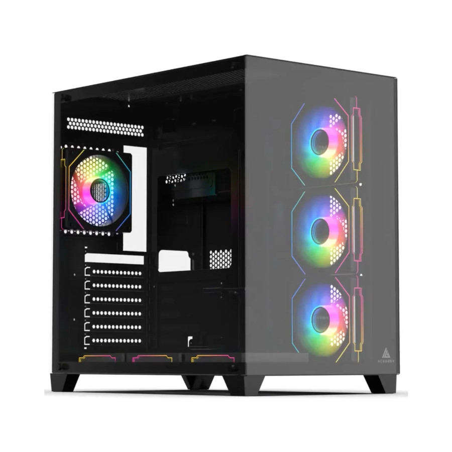MERCURY R425 PRO (TYPE-C) BLACK WITH 7 ARGB INFINTY FAN