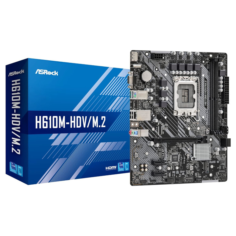 Asrock H610M-HDV/M.2 DDR4 Gaming Motherboard