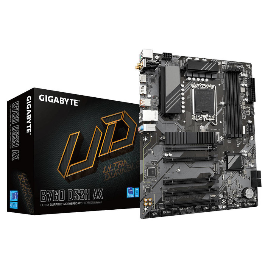 GIGABYTE B760 DS3H AX WIFI Motherboard DDR5