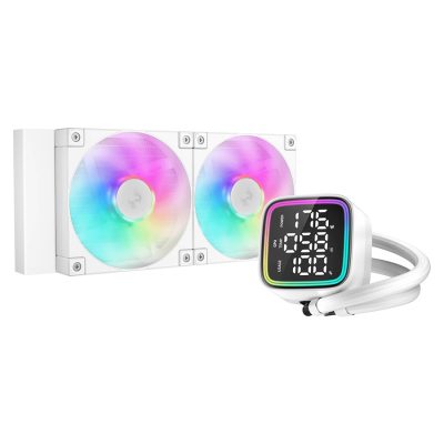 DeepCool LD240 240mm with LED Digital Display - white