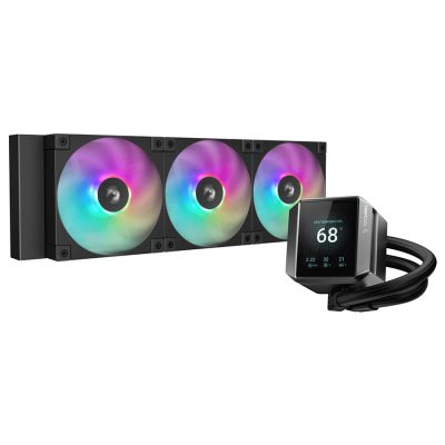 Deepcool MYSTIQUE 360 A-RGB AIO Cooler With LCD Display - Black