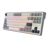 Royal Kludge R87Pro Half Grey Gaming Keyboard Blue Switch Wired  - Arabic/English