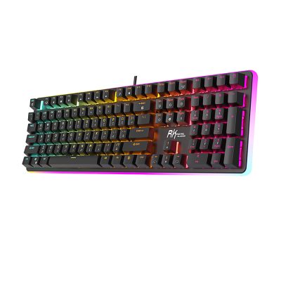 Royal Kludge RK918 Black Gaming Keyboard Blue Switch Wired - Arabic/English