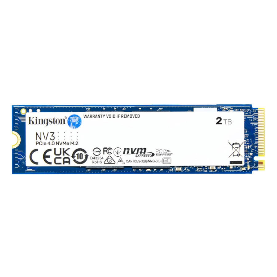 Kingston NV3 2TB M.2 SSD NVME PCIE GEN4 6000MB/S