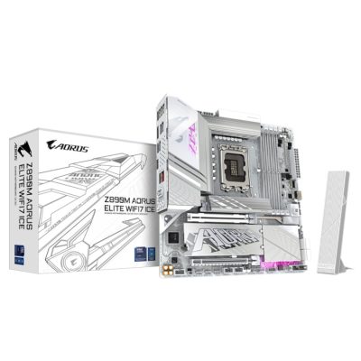 Gigabyte Z890m Aorus Elite ICE WIFI7 Gaming Motherboard