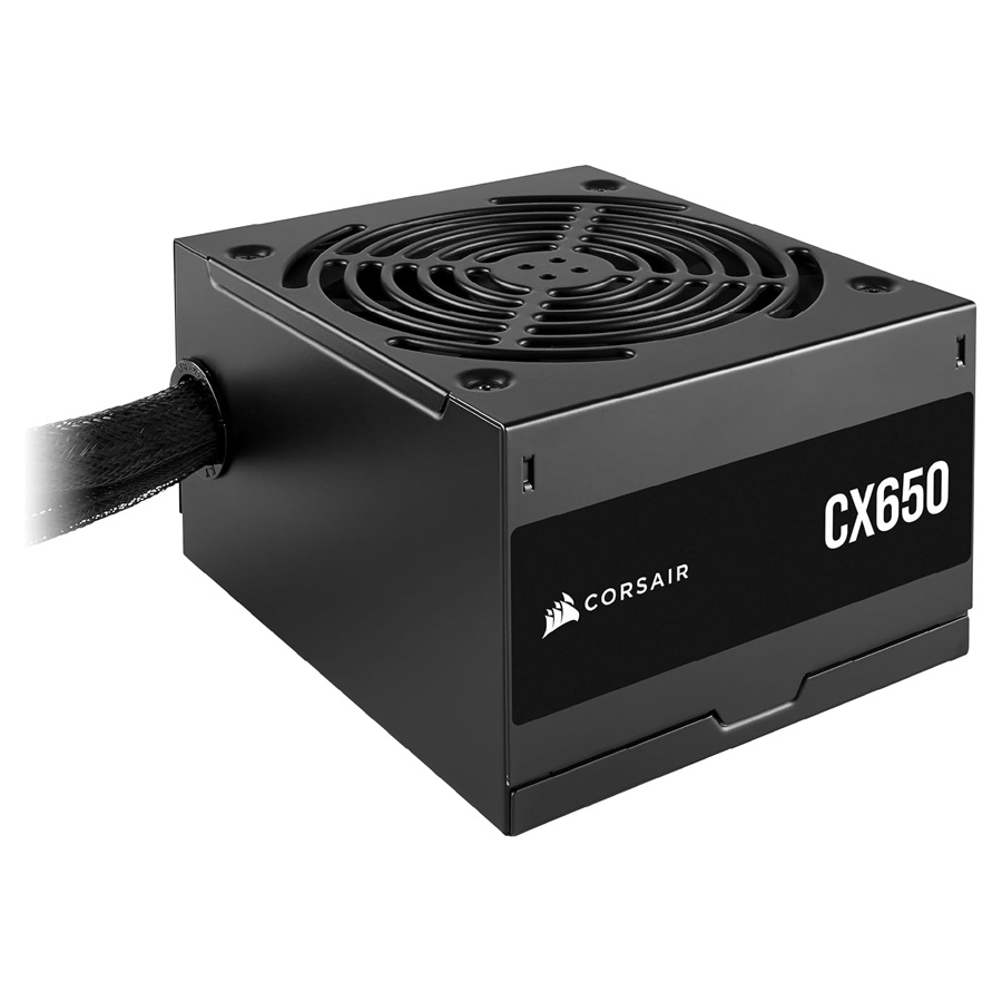 CORSAIR CX650 80 PLUS Bronze Non Modular ATX 650 Watt Low-Noise Power Supply